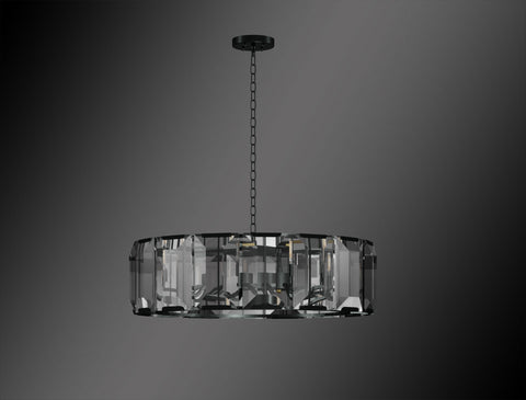 Luxe Crystal Chandelier Collection Vintage Rustic Lighting W 31" H 23" - G7-CB/4600/7