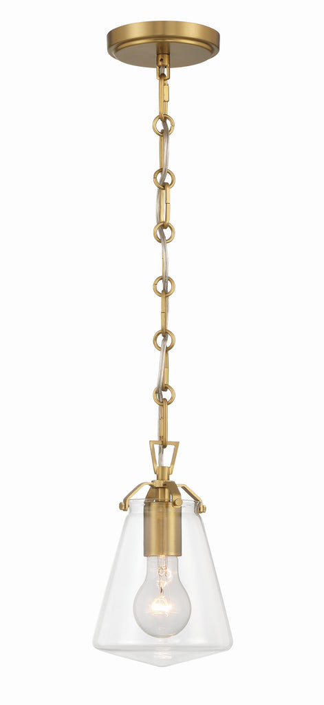 Voss 1 Light Luxe Gold Mini Pendant - C193-VSS-7002-LG