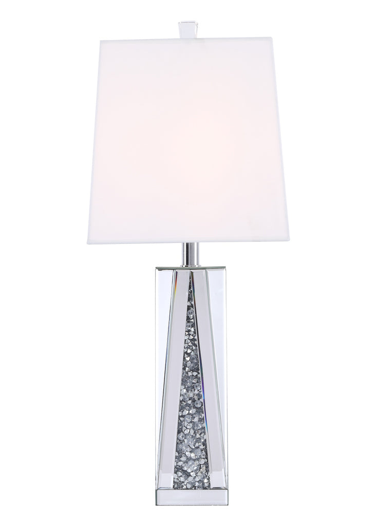 ZC121-ML9334 - Regency Decor: Sparkle Collection 1-Light Silver Crystal Table Lamp