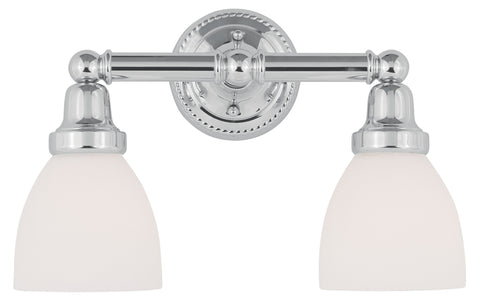 Livex Classic 2 Light Polished Chrome Bath Light - C185-1022-05