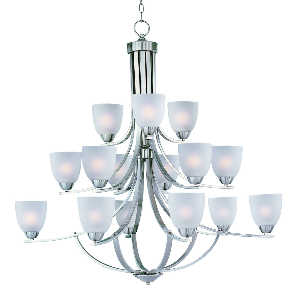 Axis 15-Light Chandelier Satin Nickel - C157-11228FTSN