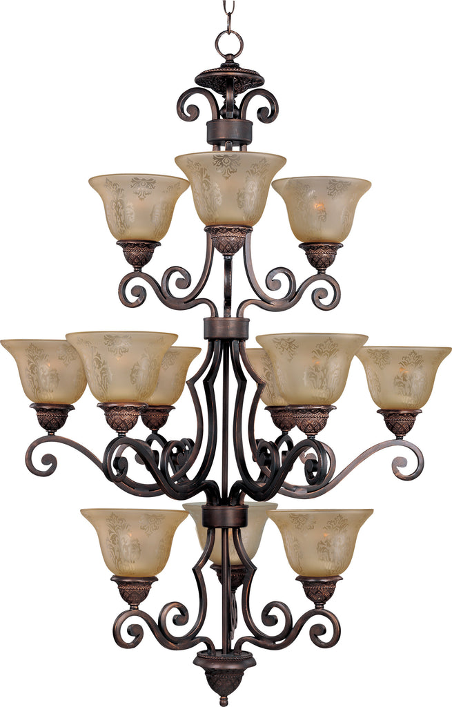 Symphony 12-Light Chandelier Oil Rubbed Bronze - C157-11238SAOI