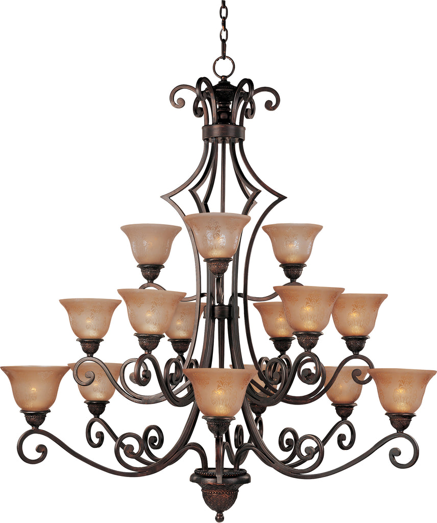 Symphony 15-Light Chandelier Oil Rubbed Bronze - C157-11239SAOI