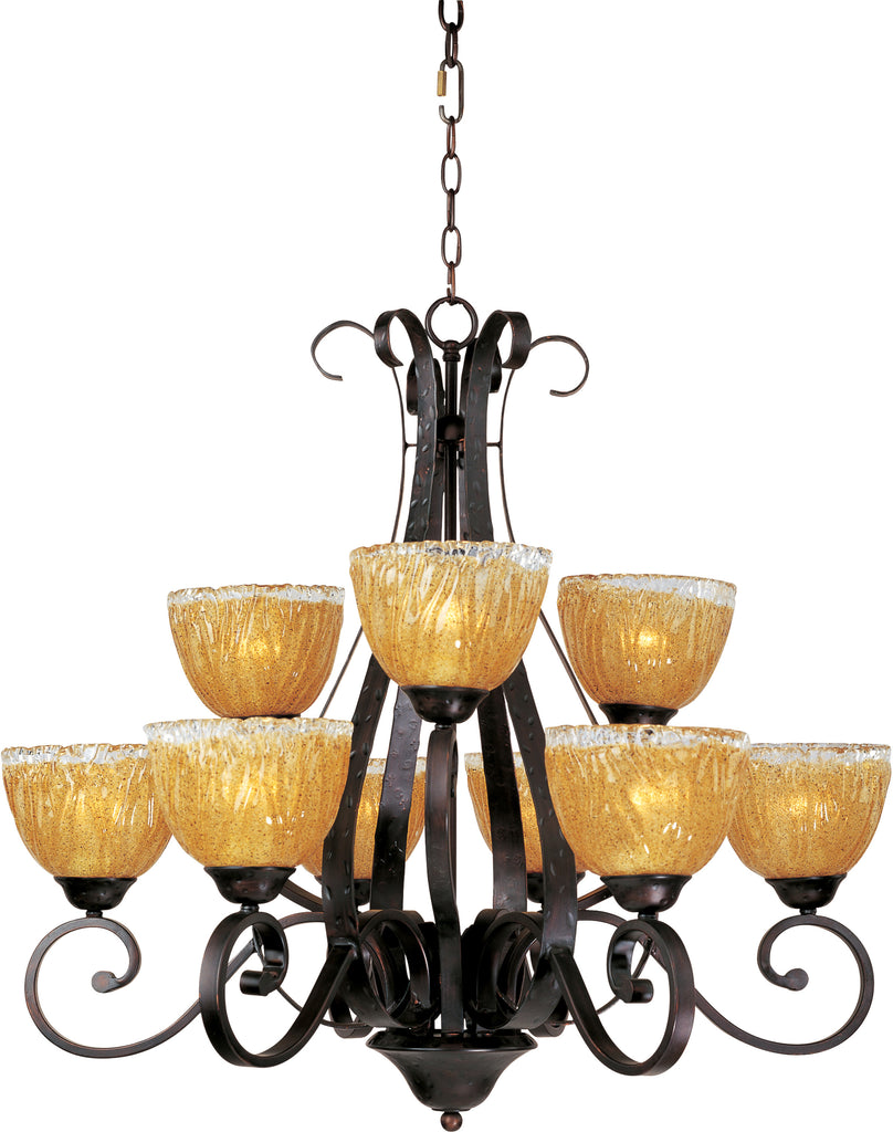 Barcelona 9-Light Chandelier Oil Rubbed Bronze - C157-13416AIOI