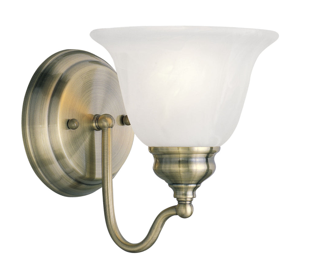 Livex Essex 1 Light Antique Brass Bath Light - C185-1351-01