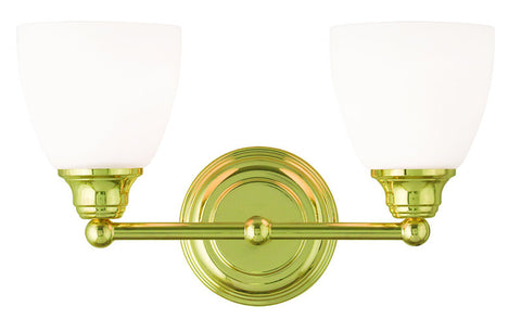 Livex Somerville 2 Light Polished Brass Bath Light - C185-13662-02