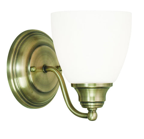 Livex Somerville 1 Light Antique Brass Wall Sconce - C185-13671-01