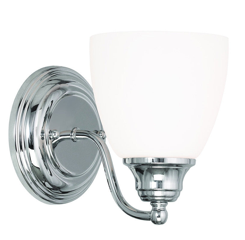 Livex Somerville 1 Light Polished Chrome Wall Sconce - C185-13671-05