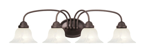 Livex Edgemont 4 Light Bronze Bath Light - C185-1534-07