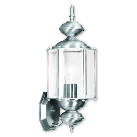 Livex Outdoor Basics 1 Light BN Outdoor Wall Lantern - C185-2006-91