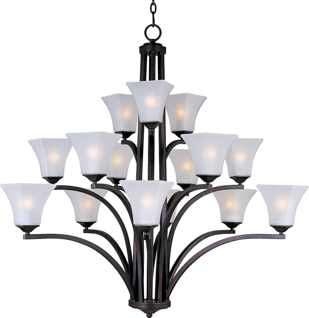 Aurora 15-Light Chandelier Oil Rubbed Bronze - C157-20097FTOI