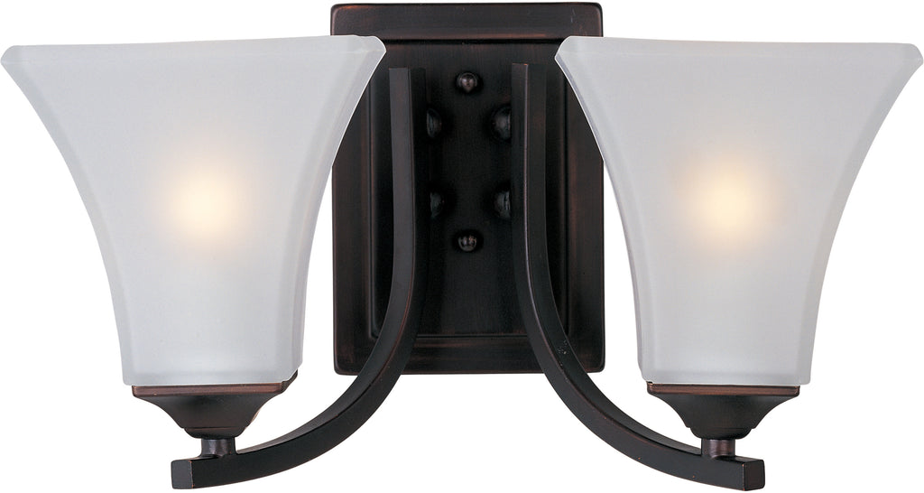 Aurora 2-Light Bath Vanity Oil Rubbed Bronze - C157-20099FTOI