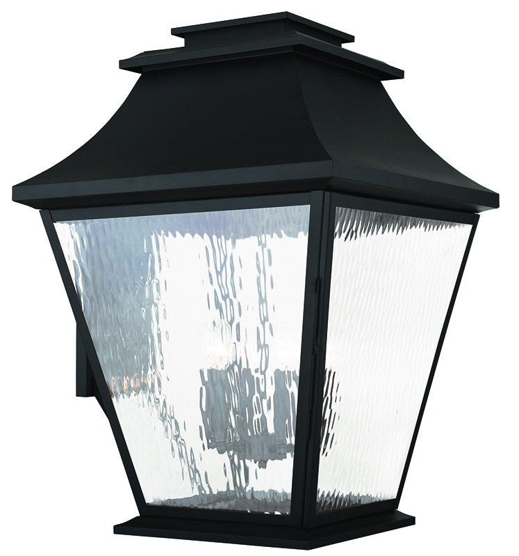 Livex Hathaway 6 Light Black Outdoor Wall Lantern - C185-20251-04