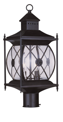 Livex Providence 2 Light Bronze Outdoor Post Lantern - C185-2094-07