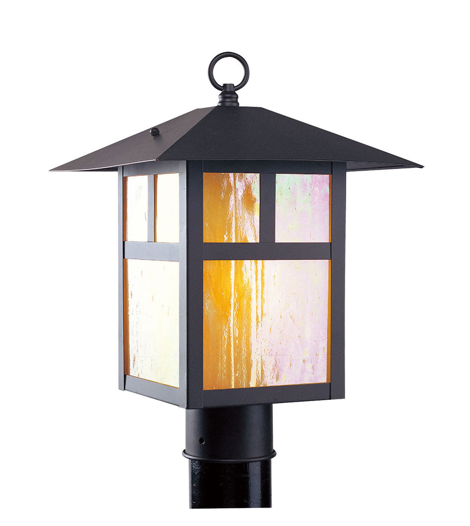 Livex Montclair Mission 1 Light Bronze Outdoor Post Lantern - C185-2134-07