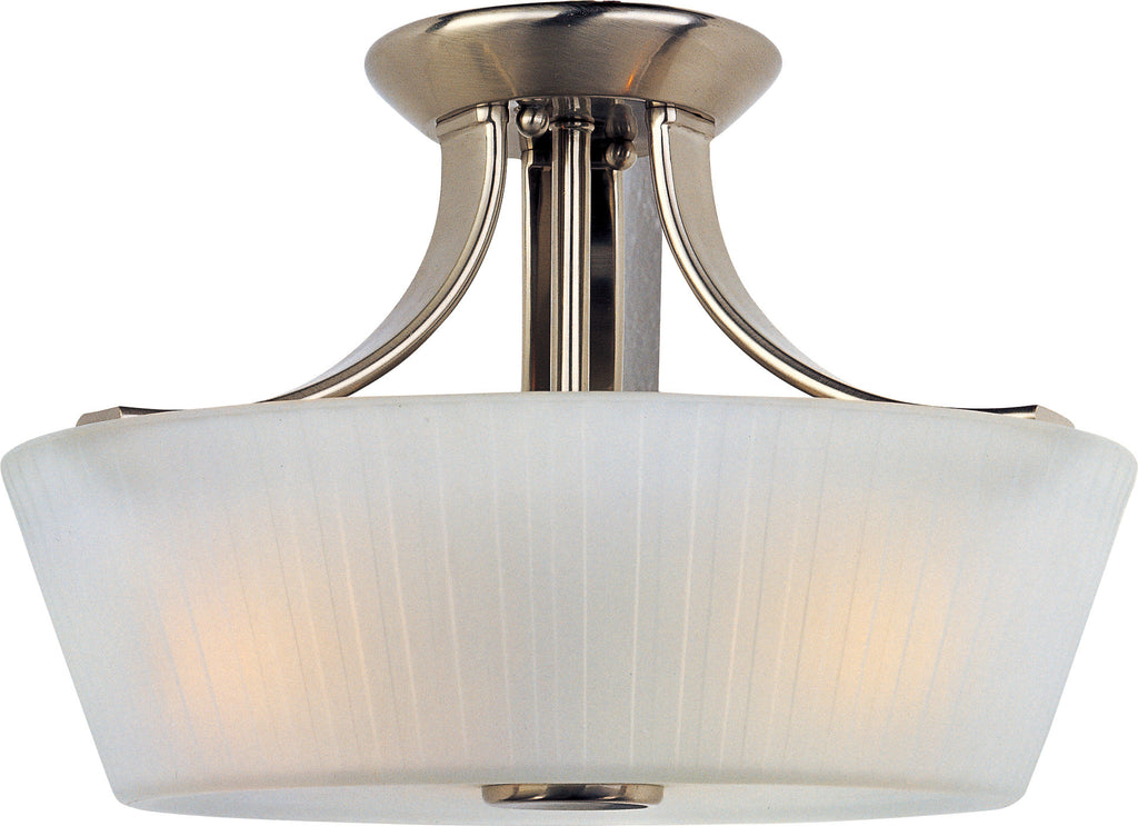 Finesse 3-Light Semi-Flush Mount Satin Nickel - C157-21501FTSN