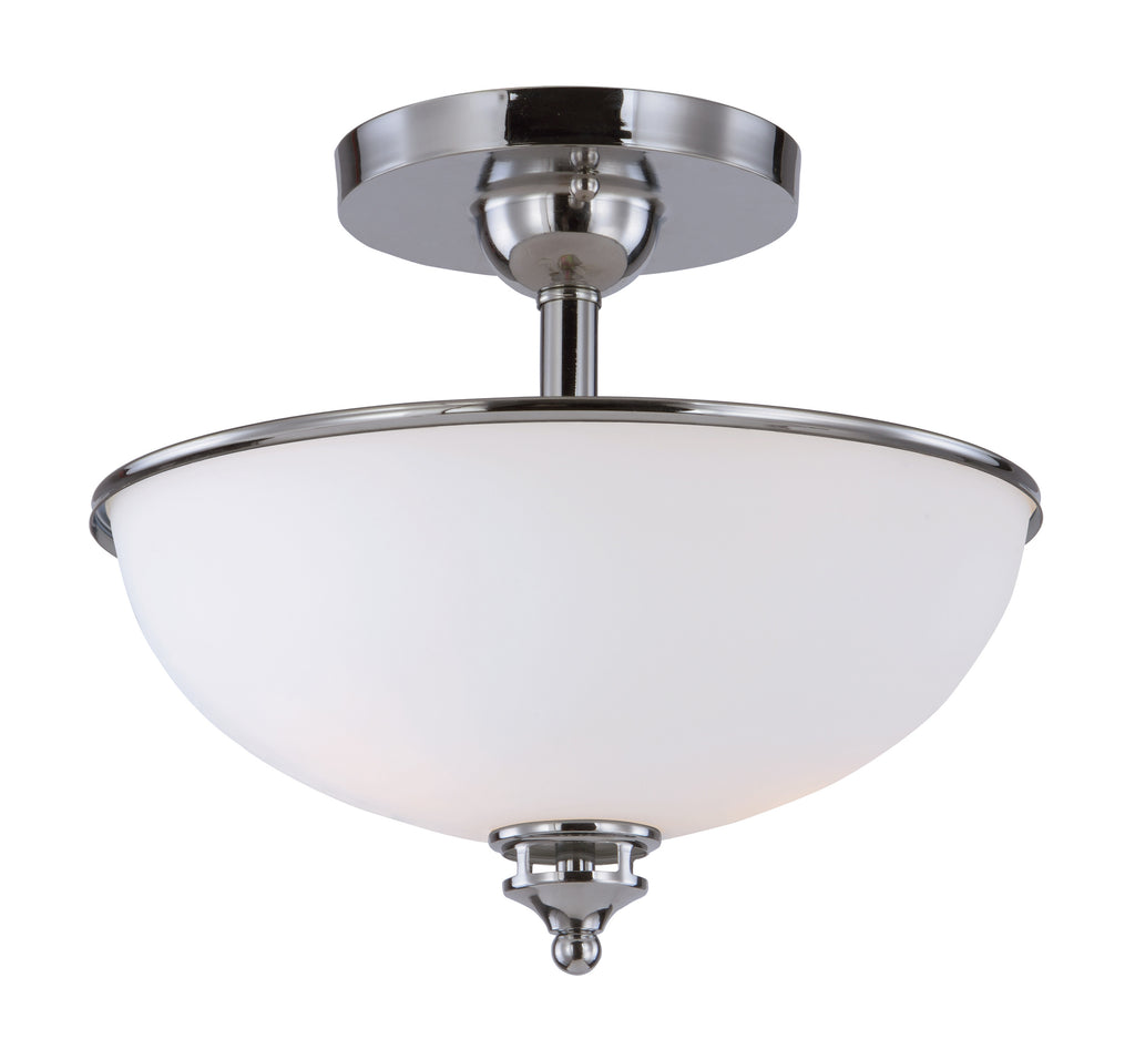 Novus 2-Light Semi-Flush Mount Polished Chrome - C157-21583SWPC