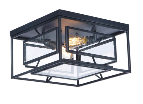 Era 2-Light Ceiling Lamp w/Bulbs Black - C157-21670CDBK/BUI