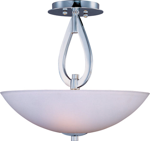 Elan 3-Light Semi-Flush Mount Polished Chrome - C157-22172SWPC