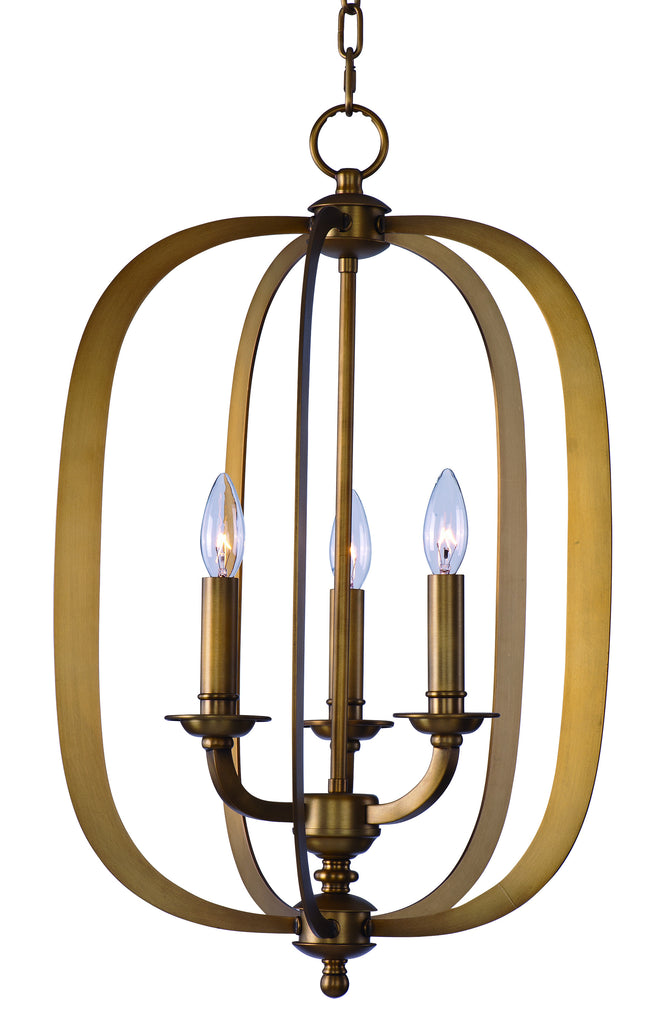 Fairmont 3-Light Pendant Natural Aged Brass - C157-22372NAB