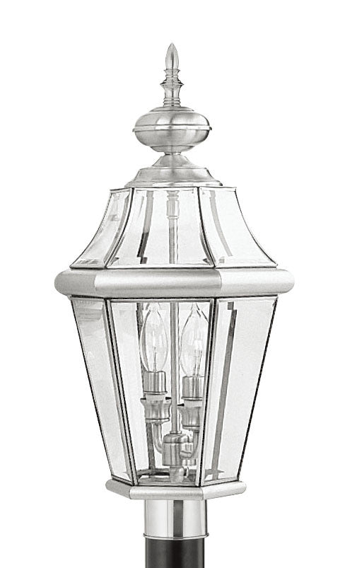 Livex Georgetown 2 Light BN Outdoor Post Lantern - C185-2264-91