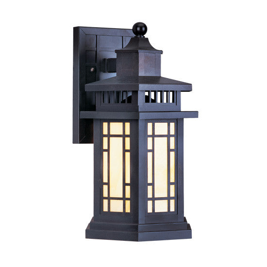 Livex Mirror Lake 1 Light Bronze Outdoor Wall Lantern - C185-2393-07