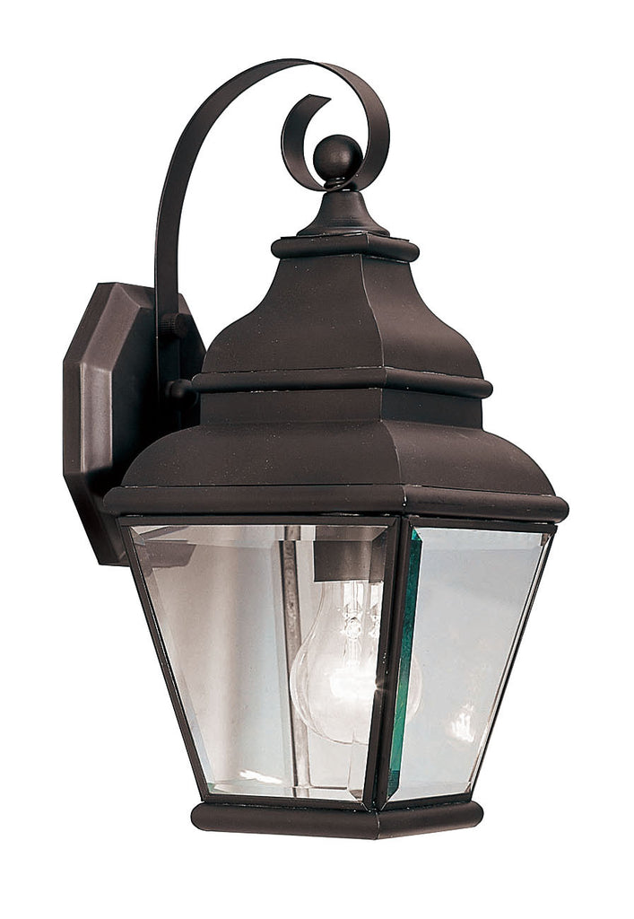 Livex Exeter 1 Light Bronze Outdoor Wall Lantern - C185-2590-07