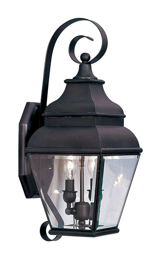 Livex Exeter 2 Light Bronze Outdoor Wall Lantern - C185-2591-07