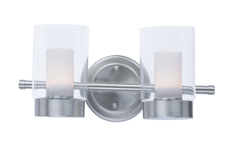 Mod 2-Light Vanity Satin Nickel - C157-30262CLFTSN