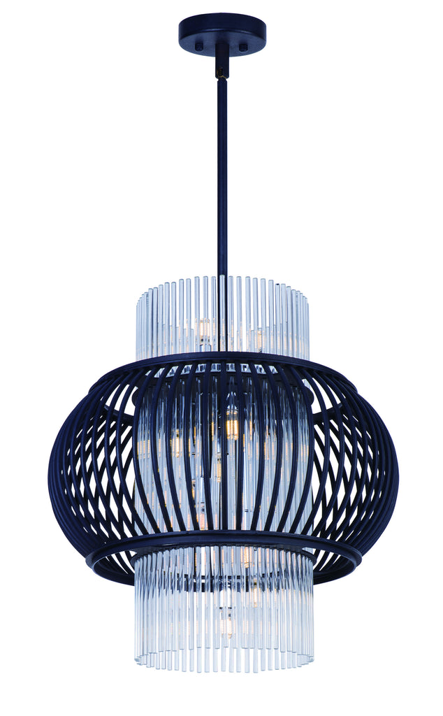 Aviary LED 13-Light Pendant Anthracite - C157-38386CLAR