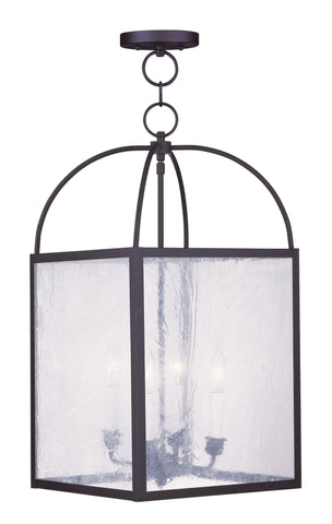 Livex Milford 4 Light Black Chain Lantern  - C185-4046-04