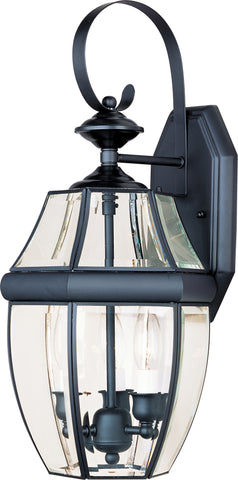 South Park 3-Light Outdoor Wall Lantern Black - C157-4191CLBK