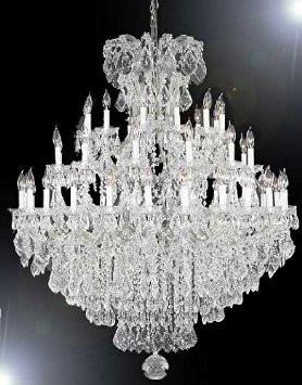 Chandelier Crystal Chandeliers Lighting 52X60 - A500-Silver/2756/36+1