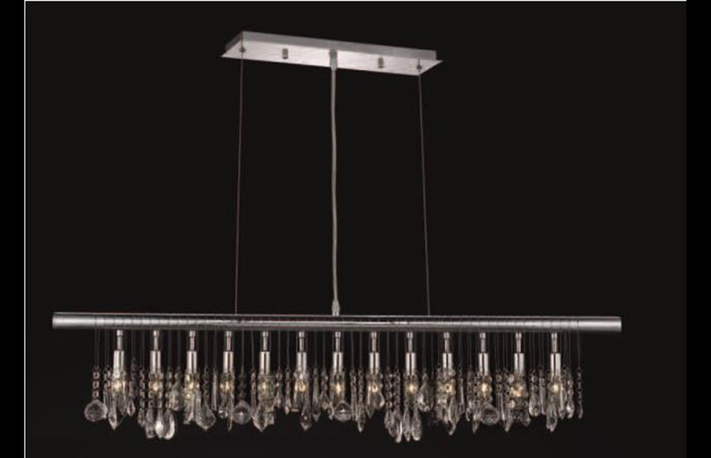 C121-3100D48C/RC - Regency Lighting: Chorus Line 13 light Chrome Chandelier Clear Royal Cut Crystal