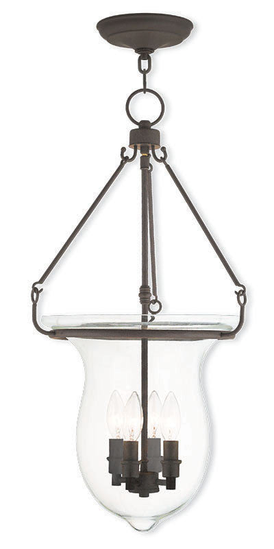 Livex Canterbury 4 Light Bronze Pendant - C185-50298-07