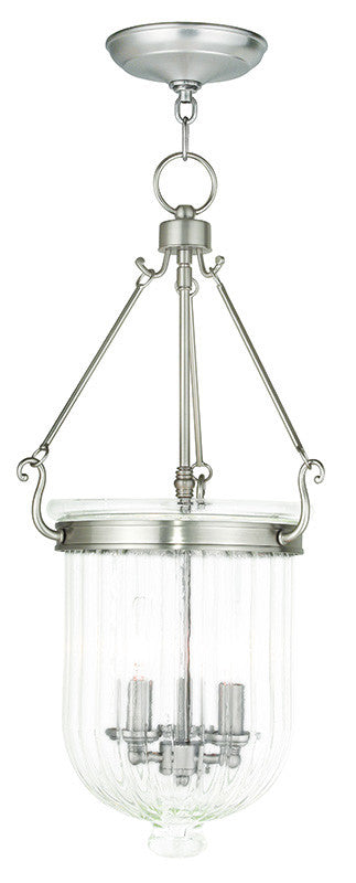 Livex Coventry 3 Light Brushed Nickel Pendant - C185-50517-91