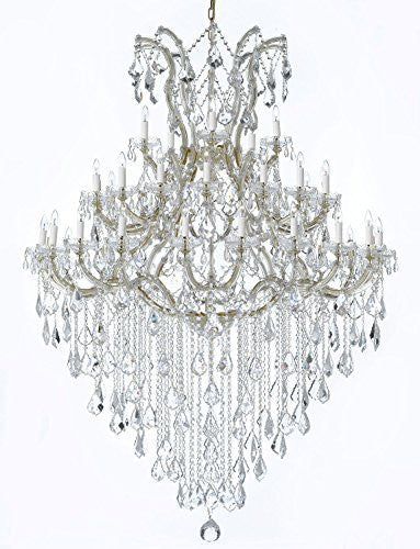 Large Foyer / Entryway Maria Theresa Empress Crystal (Tm) Chandelier Lighting H 72" W 52" - Gb104-Gold/B13/2756/36+1