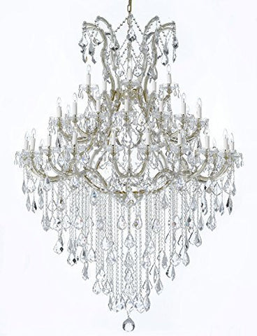 Large Foyer / Entryway Maria Theresa Empress Crystal (Tm) Chandelier Lighting H 72" W 52" - Gb104-Gold/B13/2756/36+1