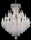 Swarovski Crystal Trimmed Chandelier Chandelier Crystal Chandeliers Lighting Crystal Dressed Swarovski Crystal 52X60 - A83-Gold/2756/36+1Sw