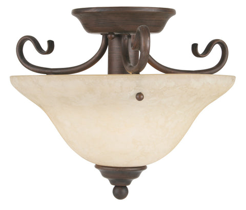 Livex Coronado 1 Light Imperial Bronze Ceiling Mount - C185-6109-58