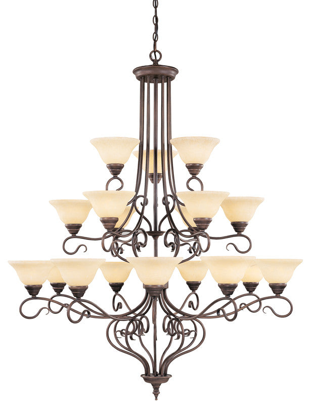 Livex Coronado 18 Light Imperial Bronze Chandelier - C185-6139-58