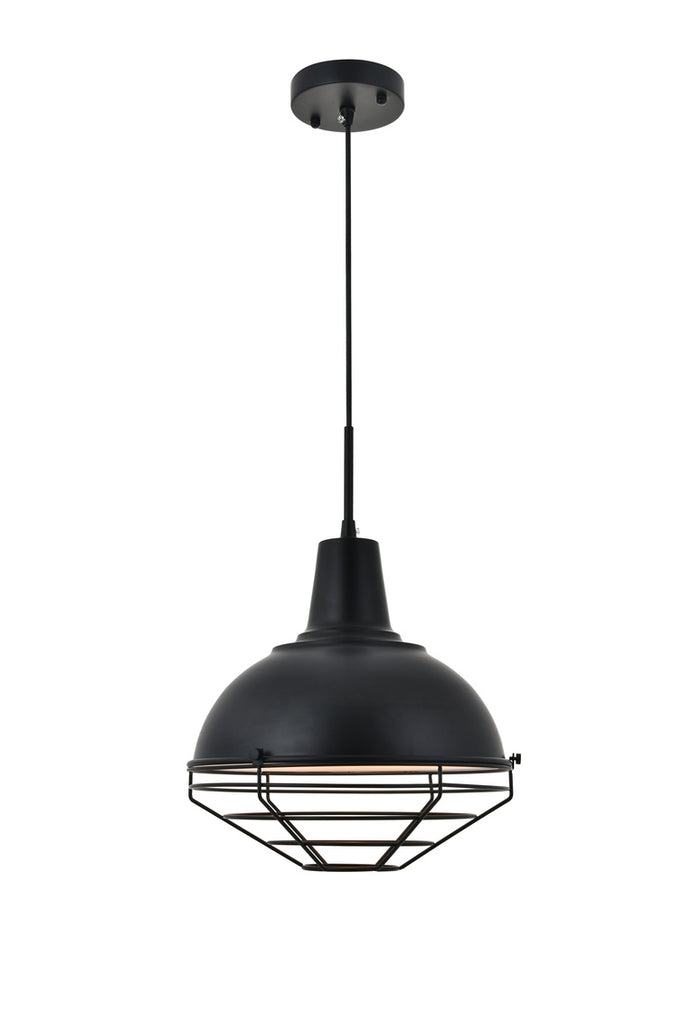 ZC121-LD4009D12BK - Living District: Gibil 1 light Black Pendant