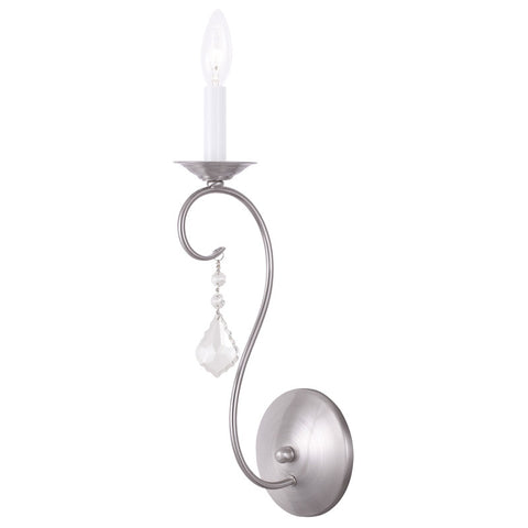 Livex Chesterfield/Pennington 1 Light Brushed Nickel Wall Sconce - C185-6421-91