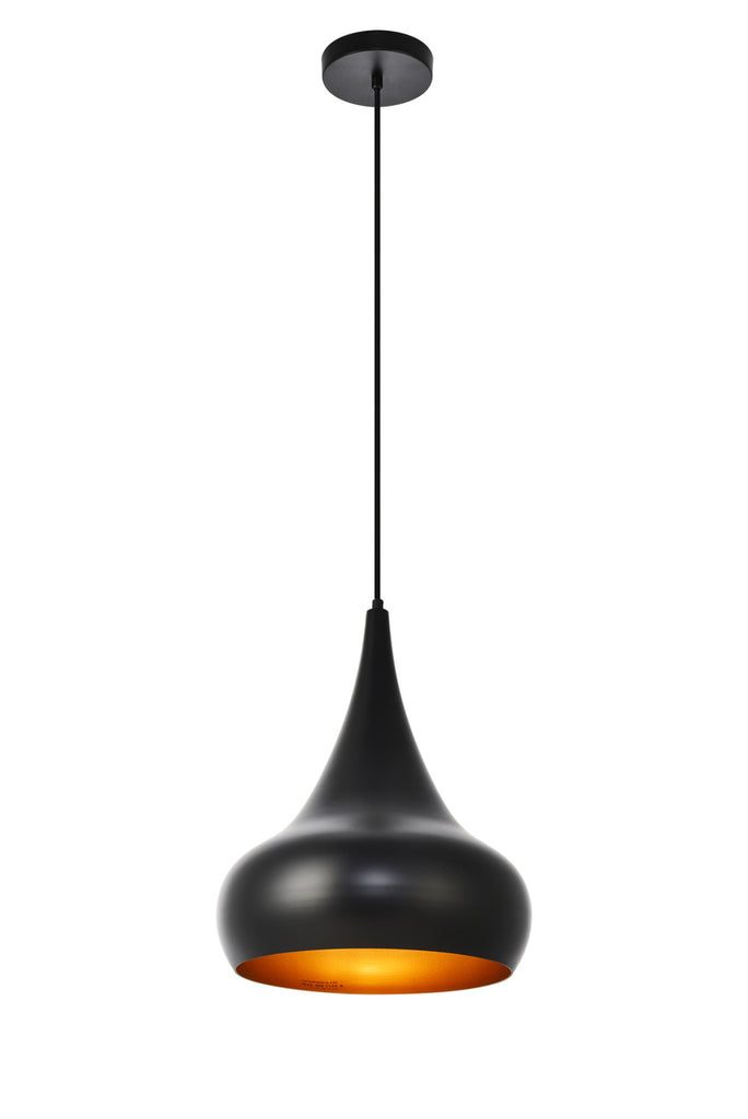 ZC121-LDPD2047 - Living District: Circa Collection Pendant D11.5in H15in Lt:1 Black Finish