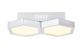 ZC121-5104F12C - Regency Lighting: Hampton LED light in Chrome Flush mount