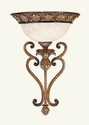 Livex Savannah 1 Light Venetian Patina Wall Sconce - C185-8460-57