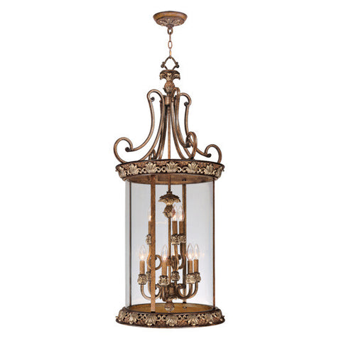 Livex Savannah 9 Light Venetian Patina Foyer - C185-8468-57