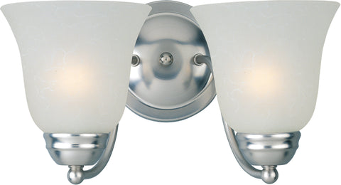 Basix EE 2-Light Bath Vanity Satin Nickel - C157-85132ICSN