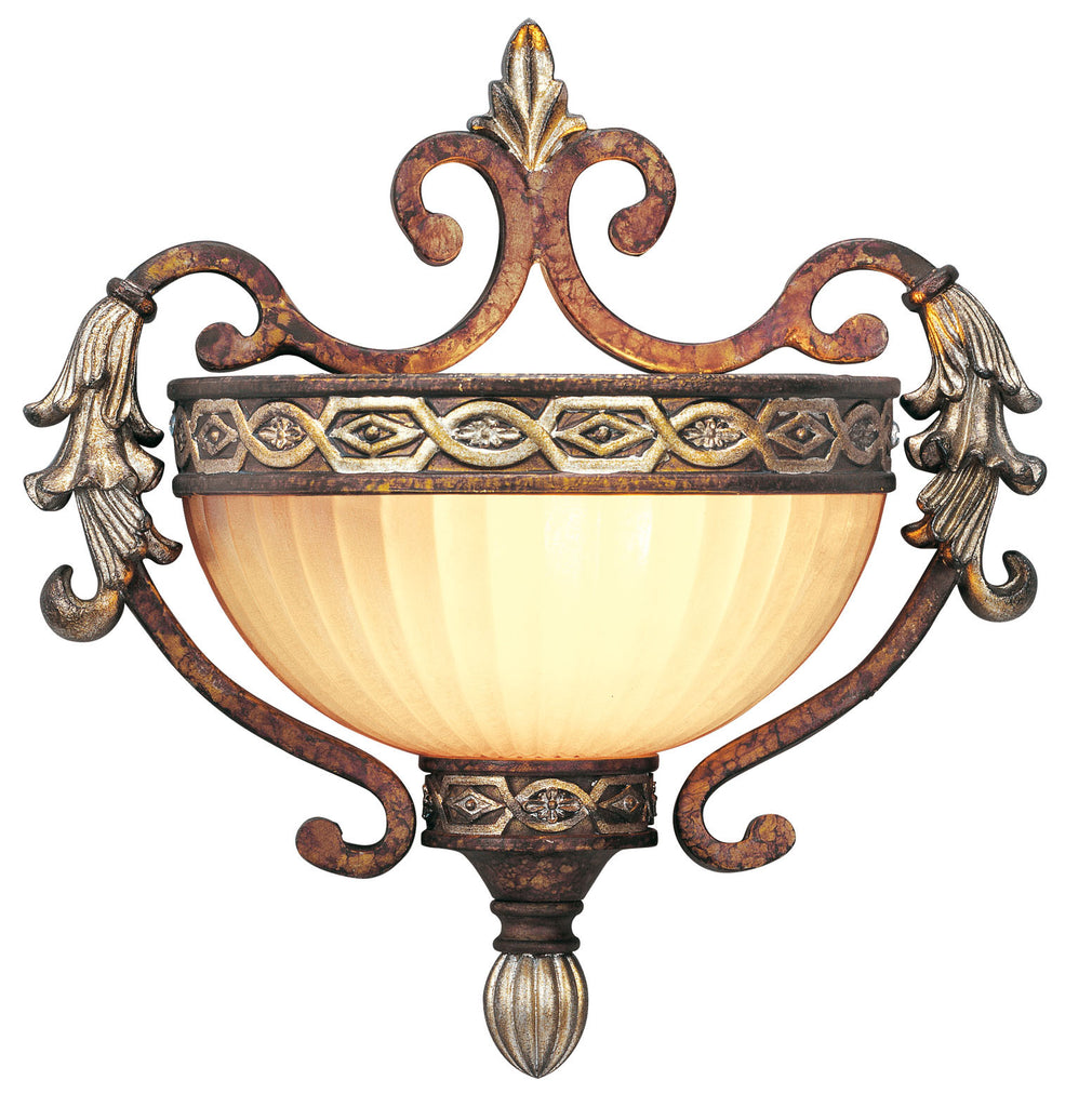 Livex Seville 1 Light PBZ Wall Sconce - C185-8540-64