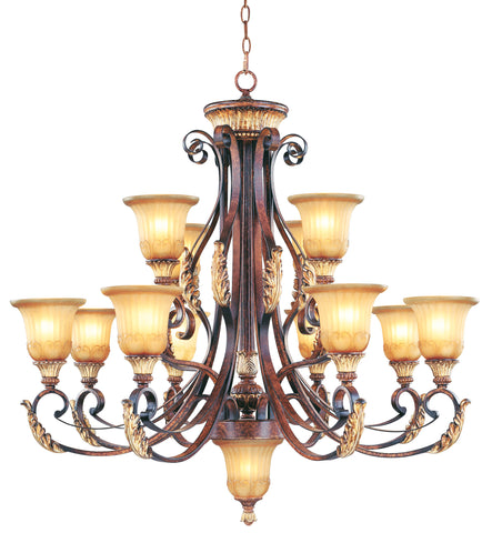 Livex Villa Verona 12 Light VBZ Chandelier - C185-8559-63